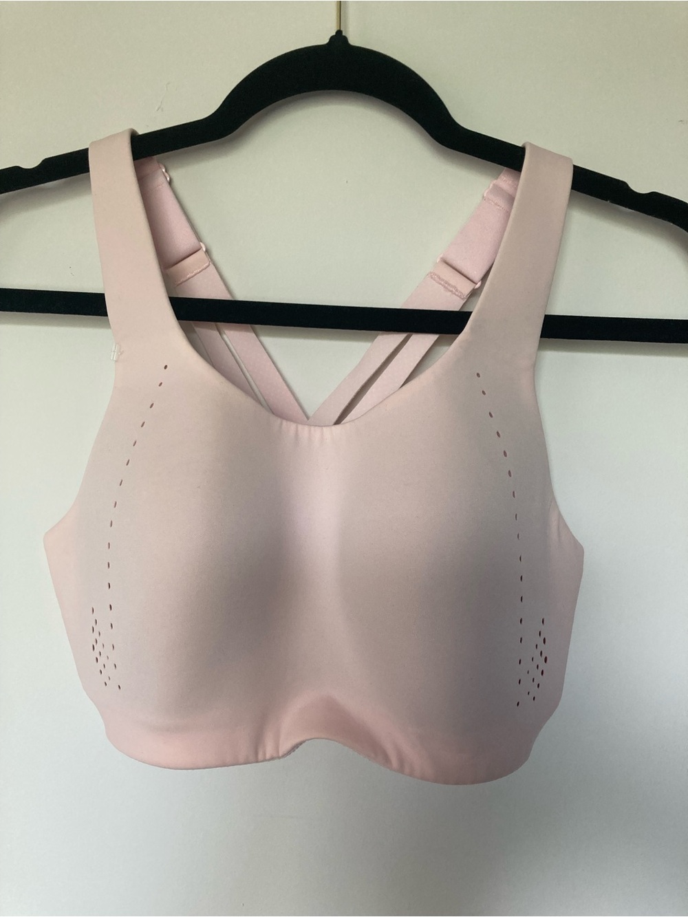 lululemon airsupport bra Light Pink High Support Cross-Back Sports Bra 34D - Picture 2 of 6